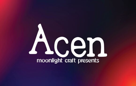Acen: A Font for Polished Branding