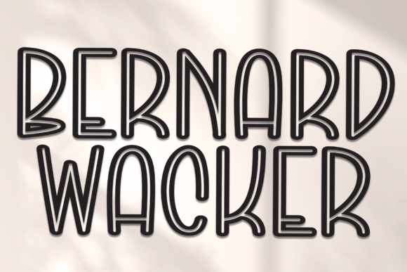 Bernard Wacker Font for Web Design