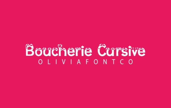 Boucherie Cursive Font Review