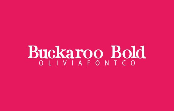 Buckaroo Bold: A Handwritten Serif for Creative Expression