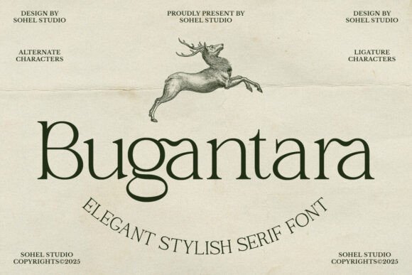 Bugantara: A Thin Serif Font That Elevates Digital Design