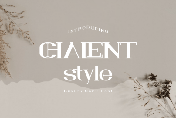 Chalent Style: A Serif Font for Handmade Creations