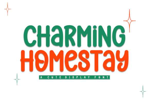 Charming Homestay Display Font for Modern Web Design