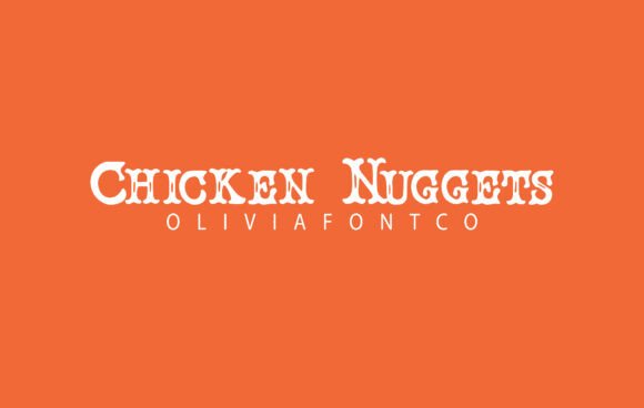 Chicken Nuggets: A Blackletter Font for Editorial Warmth