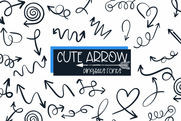 Cute Arrow Font for a More Polished Small Business Look