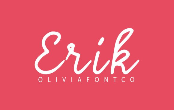 Erik Handwritten Font for Crafters and Product Makers