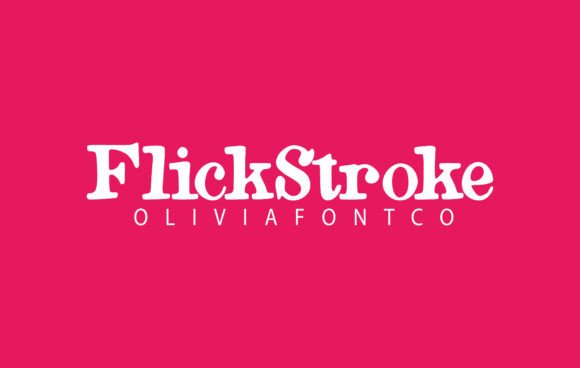 Flickstroke Font: A Handwritten Serif for Handmade Products