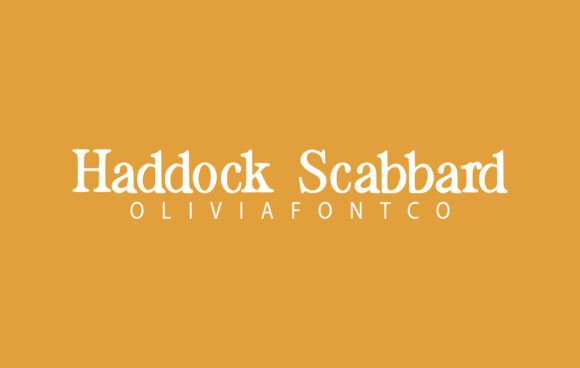 Haddock Scabbard Font for Impactful Design