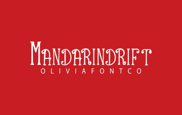 Mandarindrift Font for Web Design