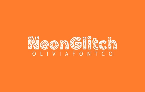 Neonglitch Font: A Handwritten Display Typeface for Digital Designers