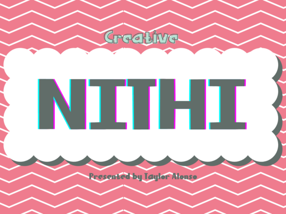 Nithi: A Serif Font with Its Own Identity for Handmade Crafts