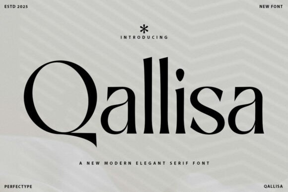 Qallisa Font: A Feminine Sans Serif for Handmade Labels, Printables, and Product Branding
