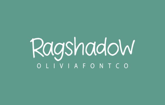 Ragshadow Font: Handwritten Elegance for Crafters