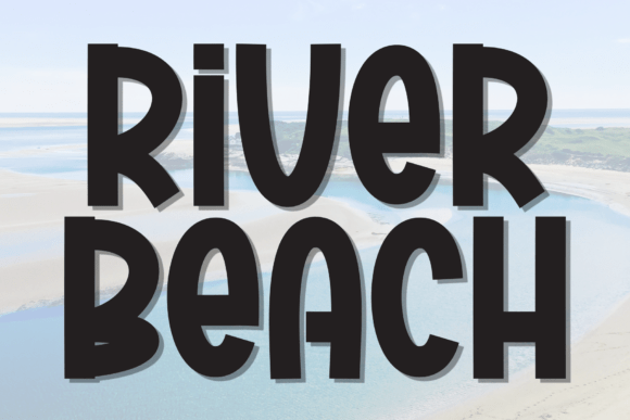 River Beach Font Review: A Handwritten Display Typeface for Campaign Design