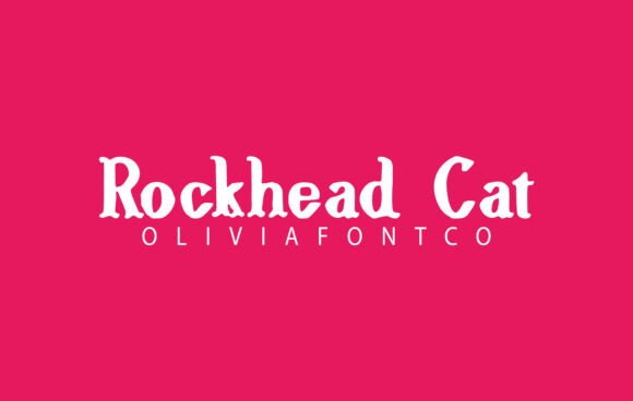 Rockhead Cat Font for Web Design