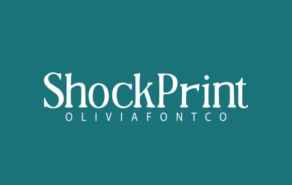 Shockprint: A Serif Font Built for Digital Campaign Impact