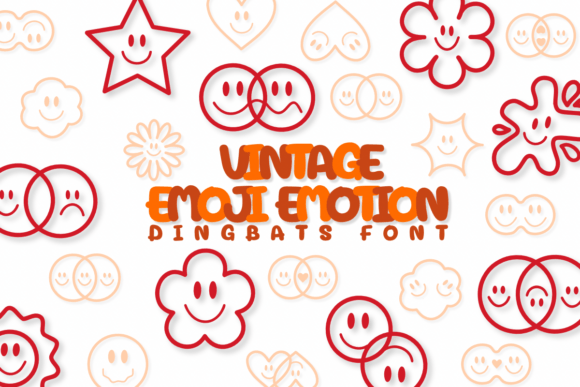 Vintage Emoji Emotion: A Dingbats Font for Scroll-Stopping Campaigns