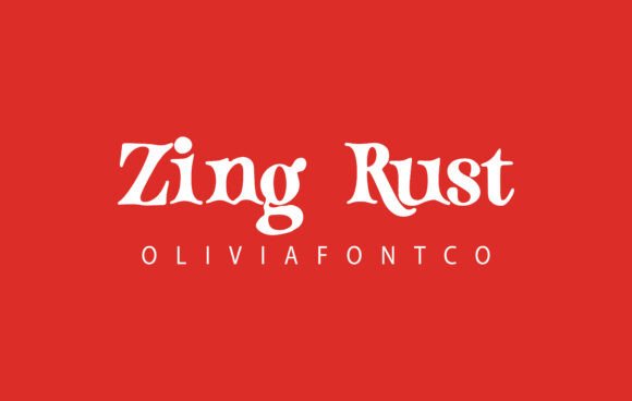 Zing Rust: A Serif Font with Heart